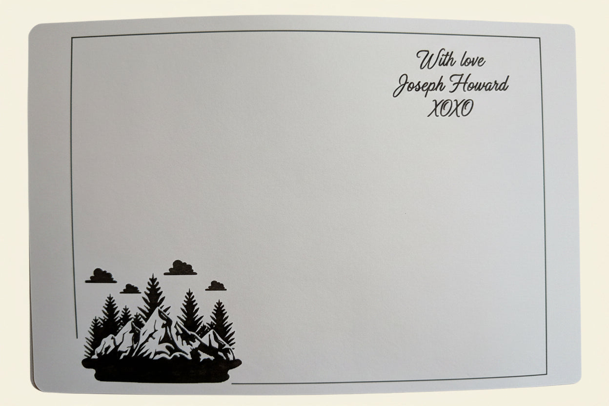 *SIGNED* Appalachian Themed Book Plate