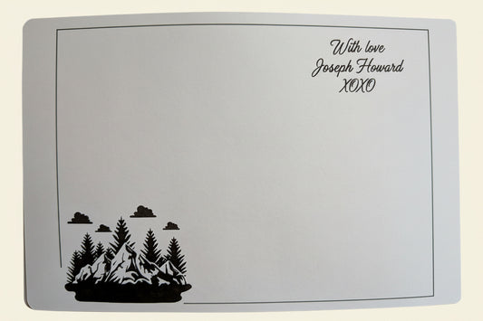 *SIGNED* Appalachian Themed Book Plate